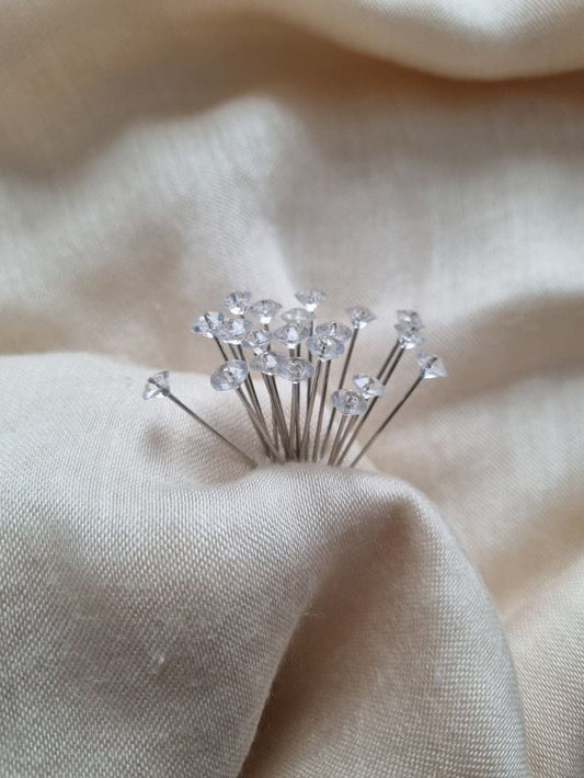 Diamond Crystal Hijab pins