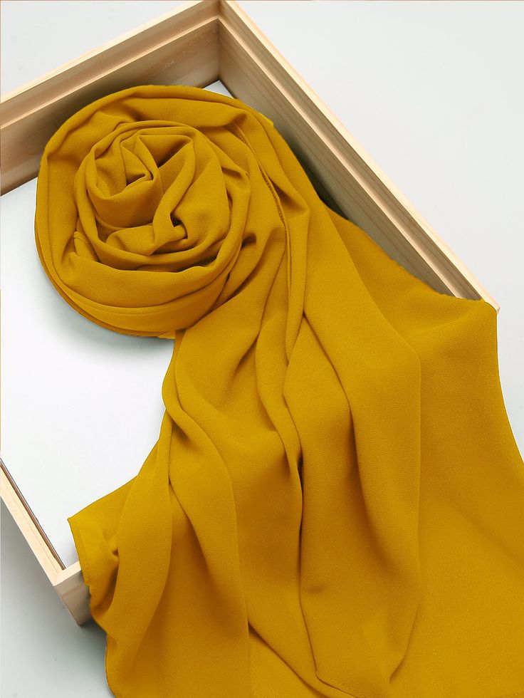 Georgette Chiffon - Mustard